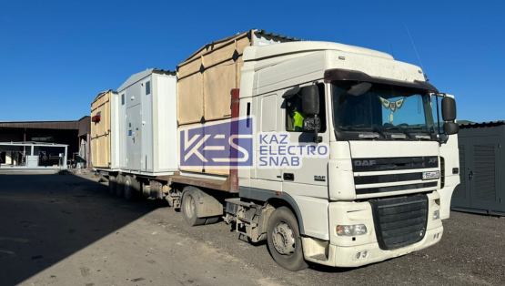 Доставка БКТП 400 10/0,4кВ на станцию достык
