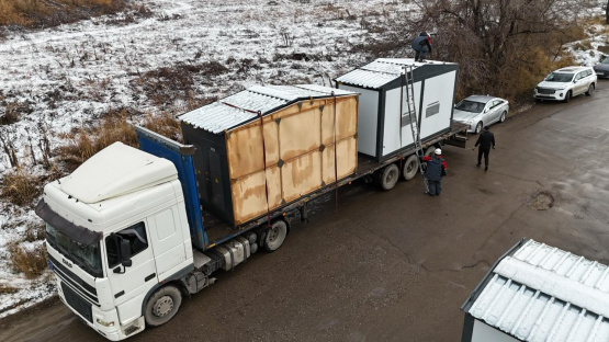 Отгрузка БКТП-2х630\10\\0,4 в Жамбылскую область