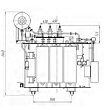 Трансформатор силовой двухобмоточный с РПН RS-9.3 типа ТМН-4000/35(20)-У1 (УХЛ1)